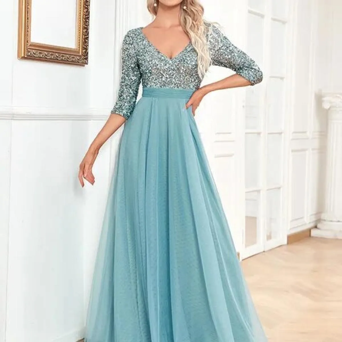 Abito da festa lungo da donna di gala per abiti da ospite di nozze per abiti da sera da donna abiti da ballo 2023 abito da ballo