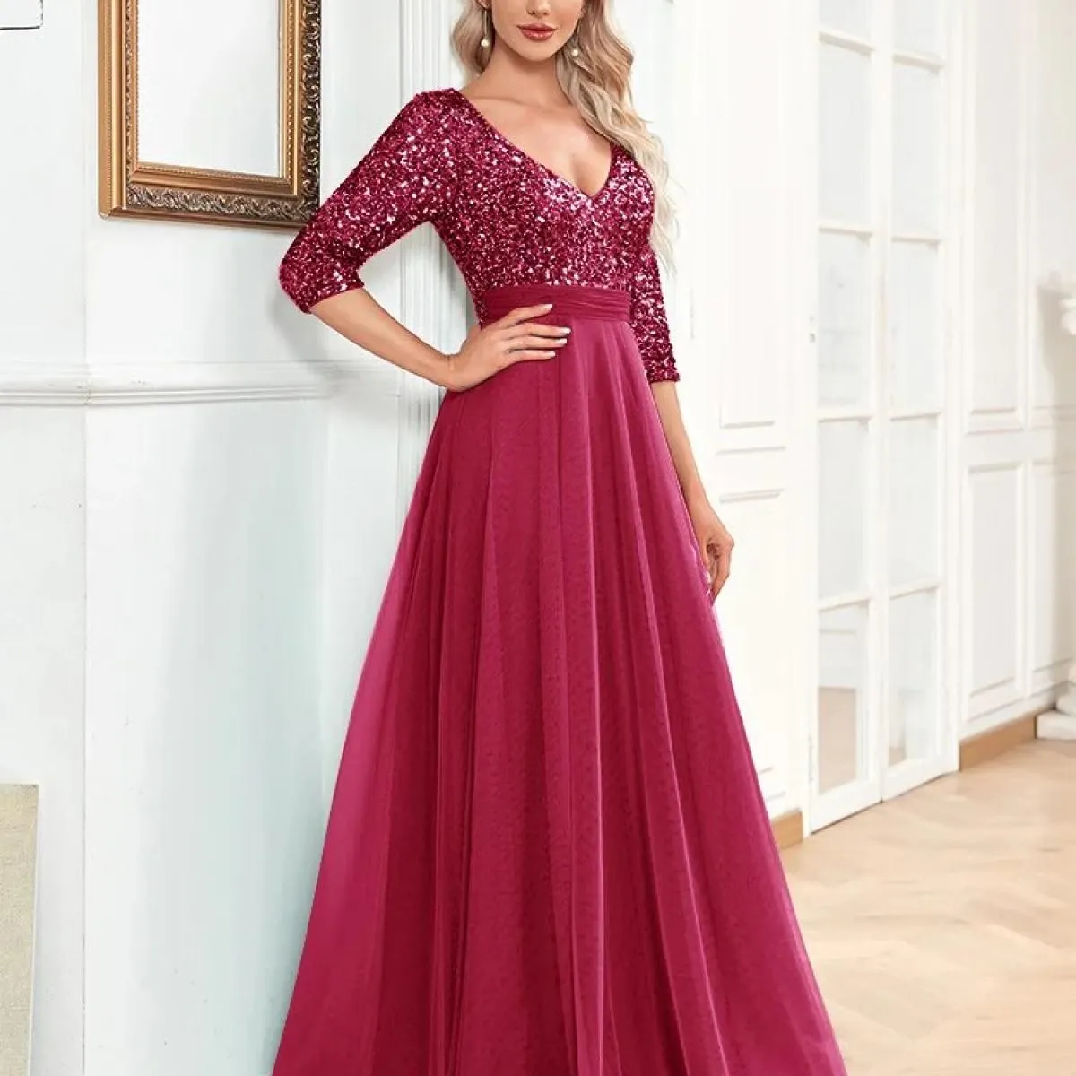 Abito da festa lungo da donna di gala per abiti da ospite di nozze per abiti da sera da donna abiti da ballo 2023 abito da ballo