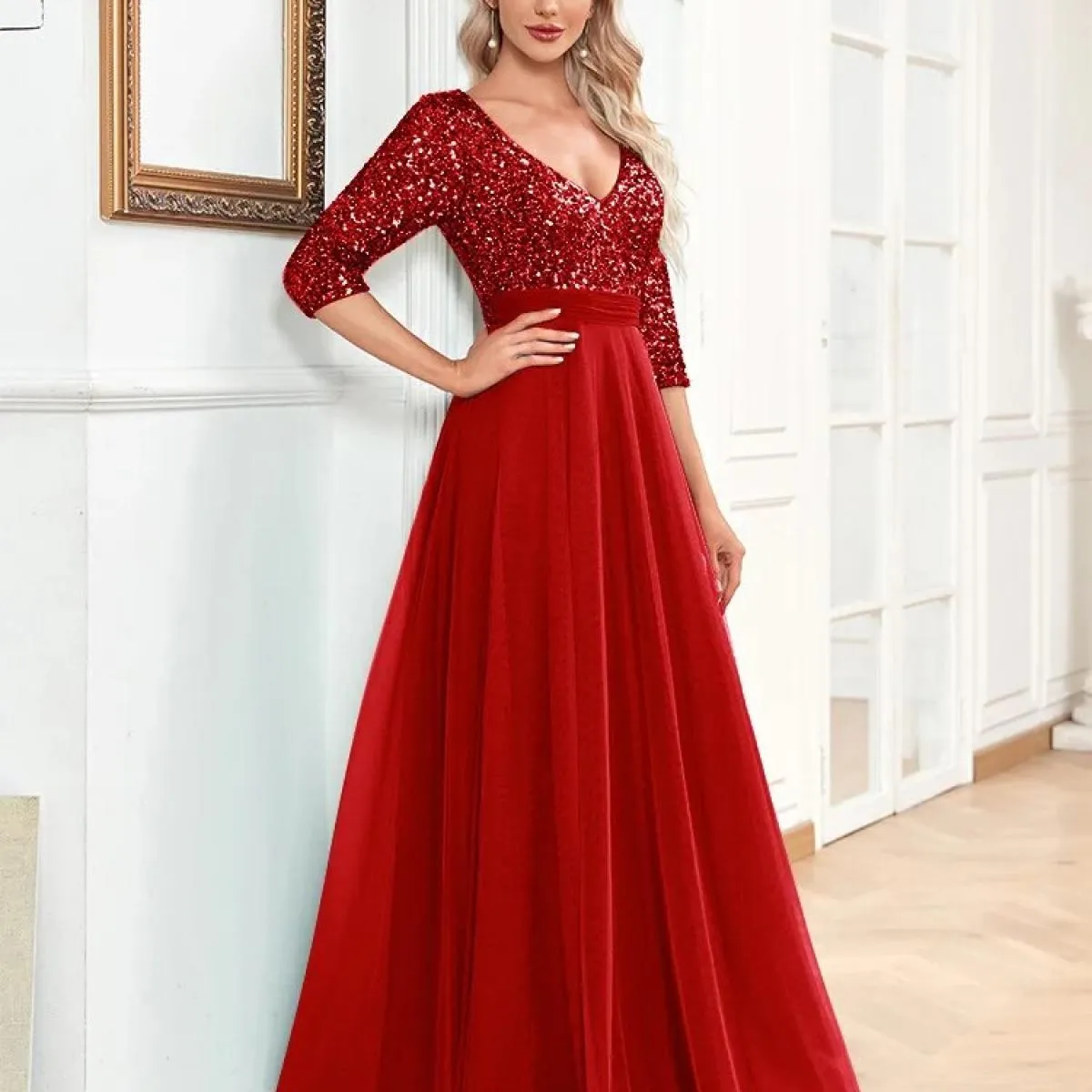 Abito da festa lungo da donna di gala per abiti da ospite di nozze per abiti da sera da donna abiti da ballo 2023 abito da ballo