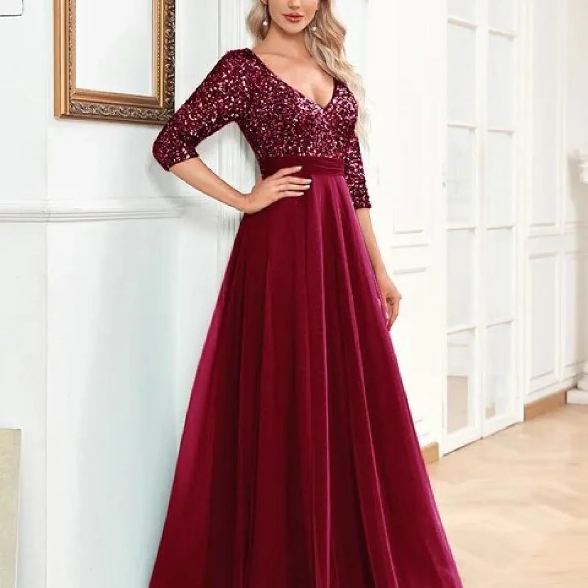 Abito da festa lungo da donna di gala per abiti da ospite di nozze per abiti da sera da donna abiti da ballo 2023 abito da ballo