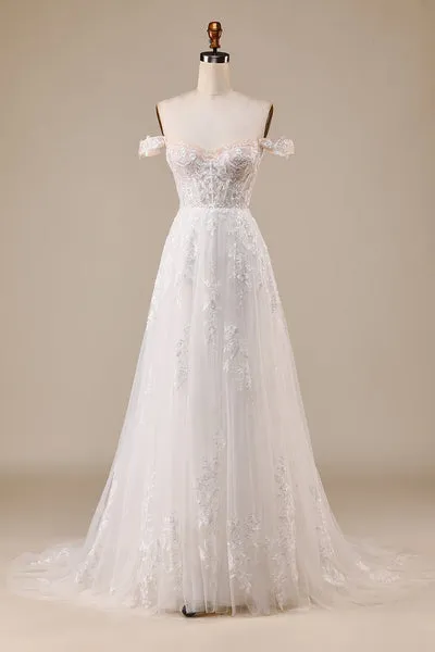 Abito da sposa in tulle con corsetto staccabile avorio