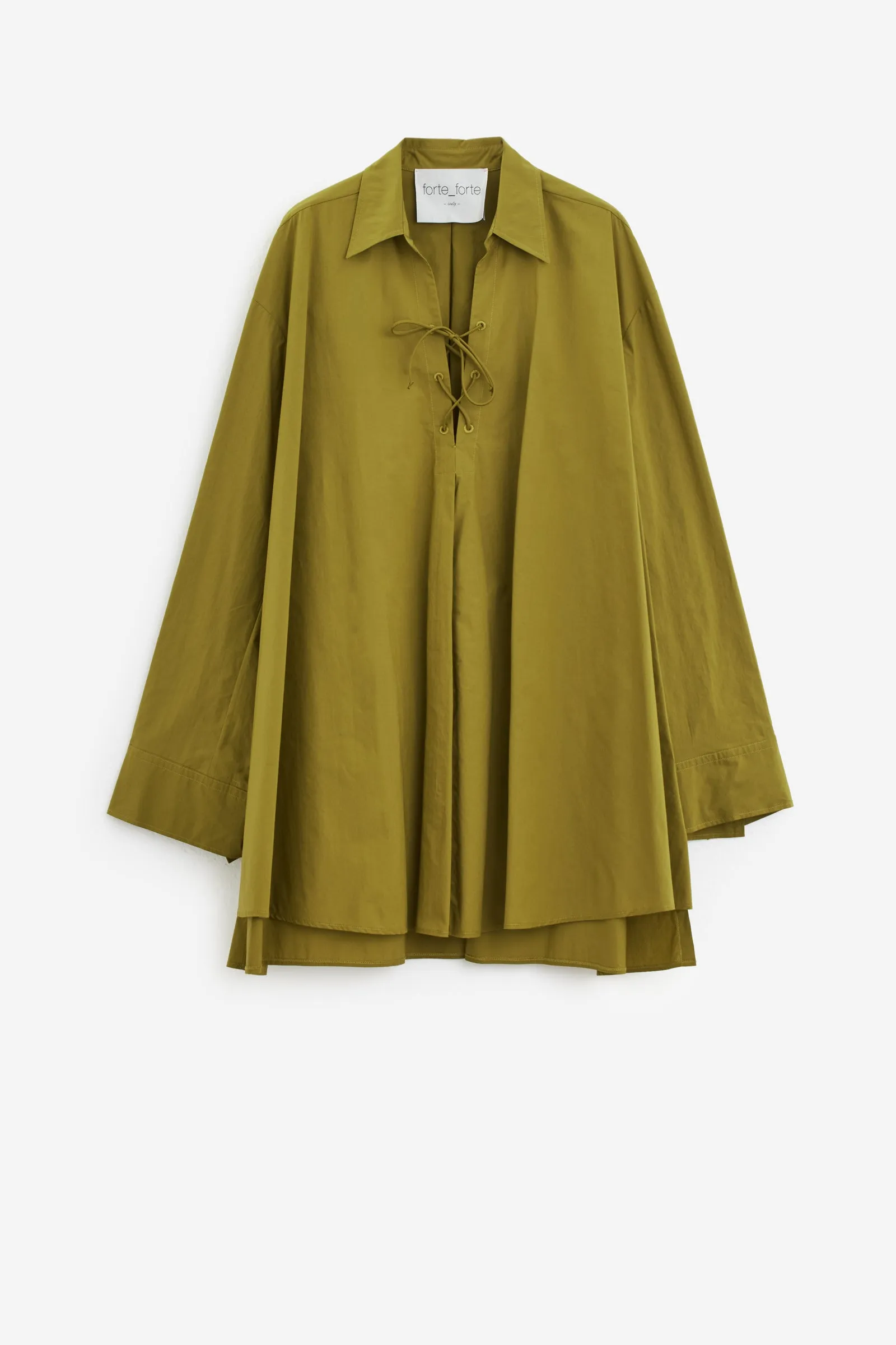 Abito in cotone khaki