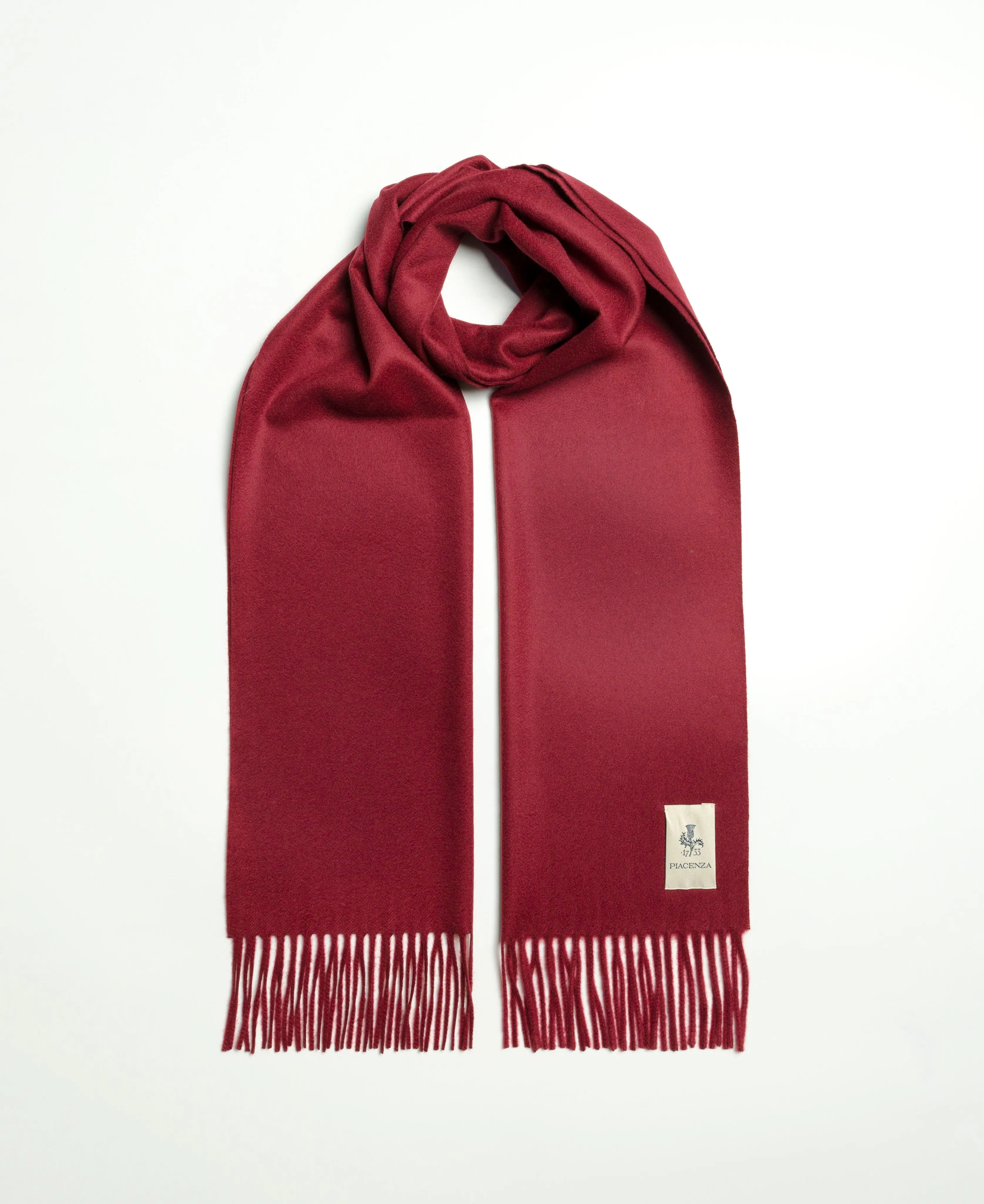 Aeternum Sciarpa in puro Cashmere Bordeaux