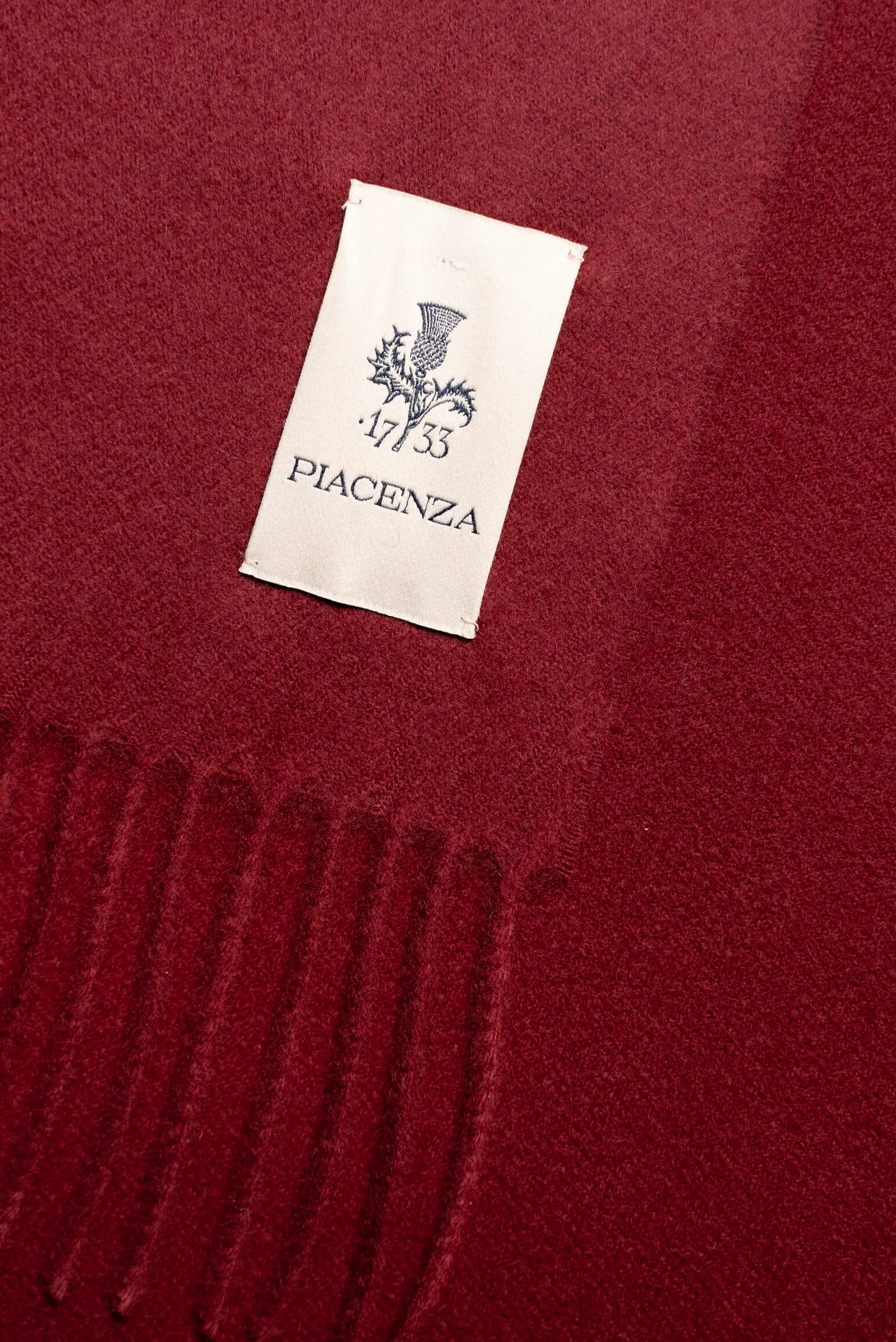 Aeternum Sciarpa in puro Cashmere Bordeaux