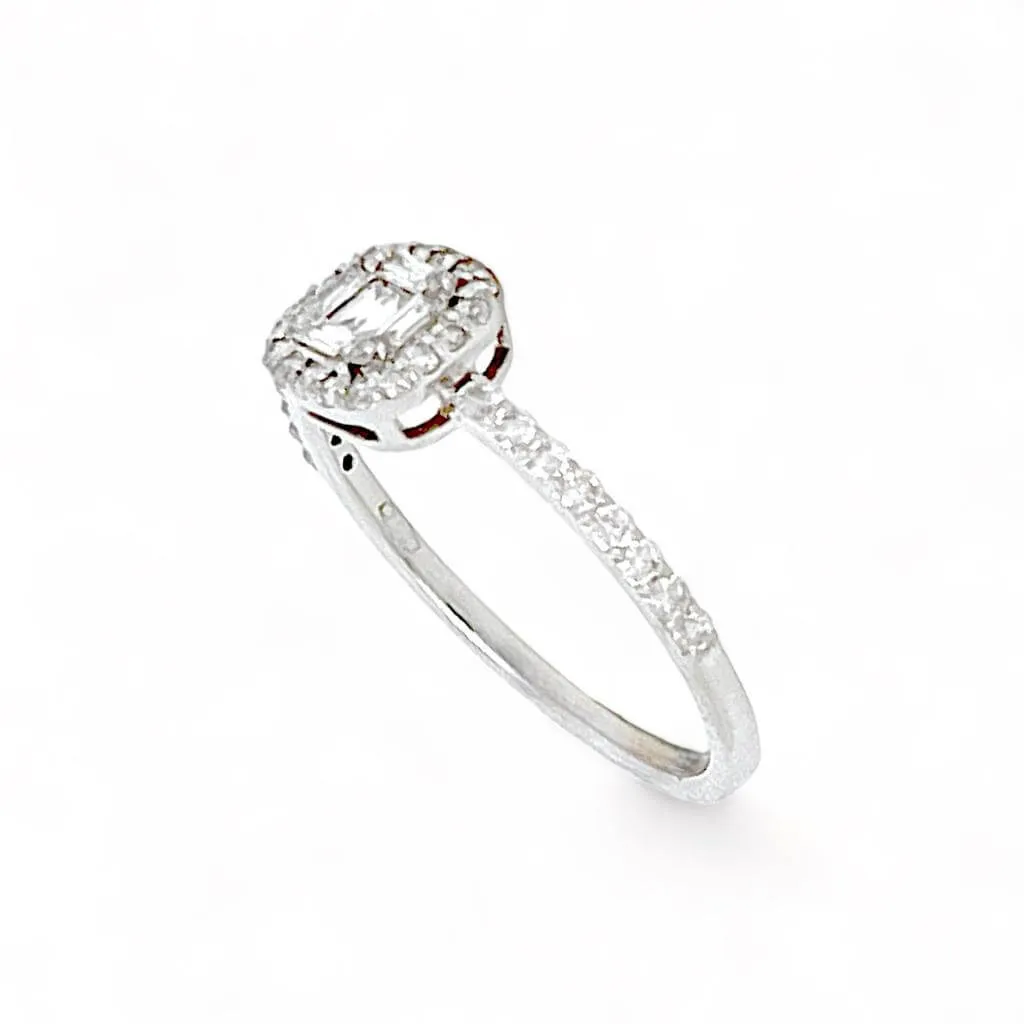 Anello con diamanti baguette art.94425