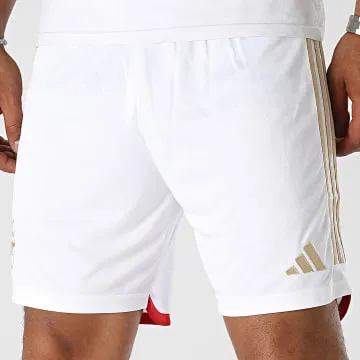 Arsenal HR6924 Pantaloncini da jogging con banda bianca