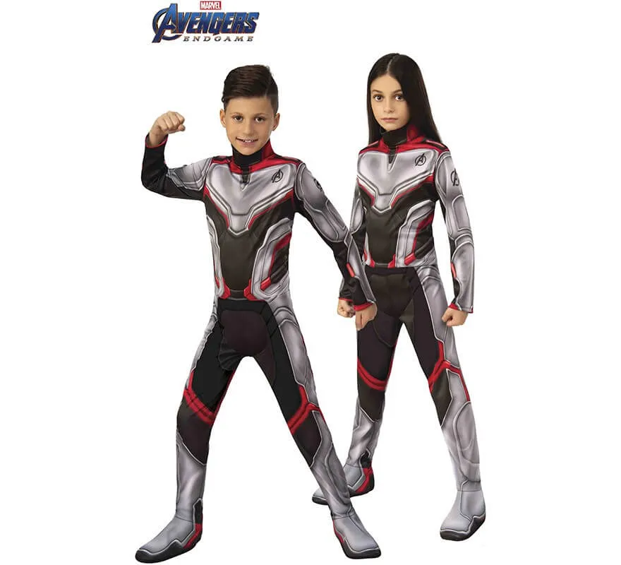 Avengers Team Uniform Team Suit Costume: Endgame per bambini