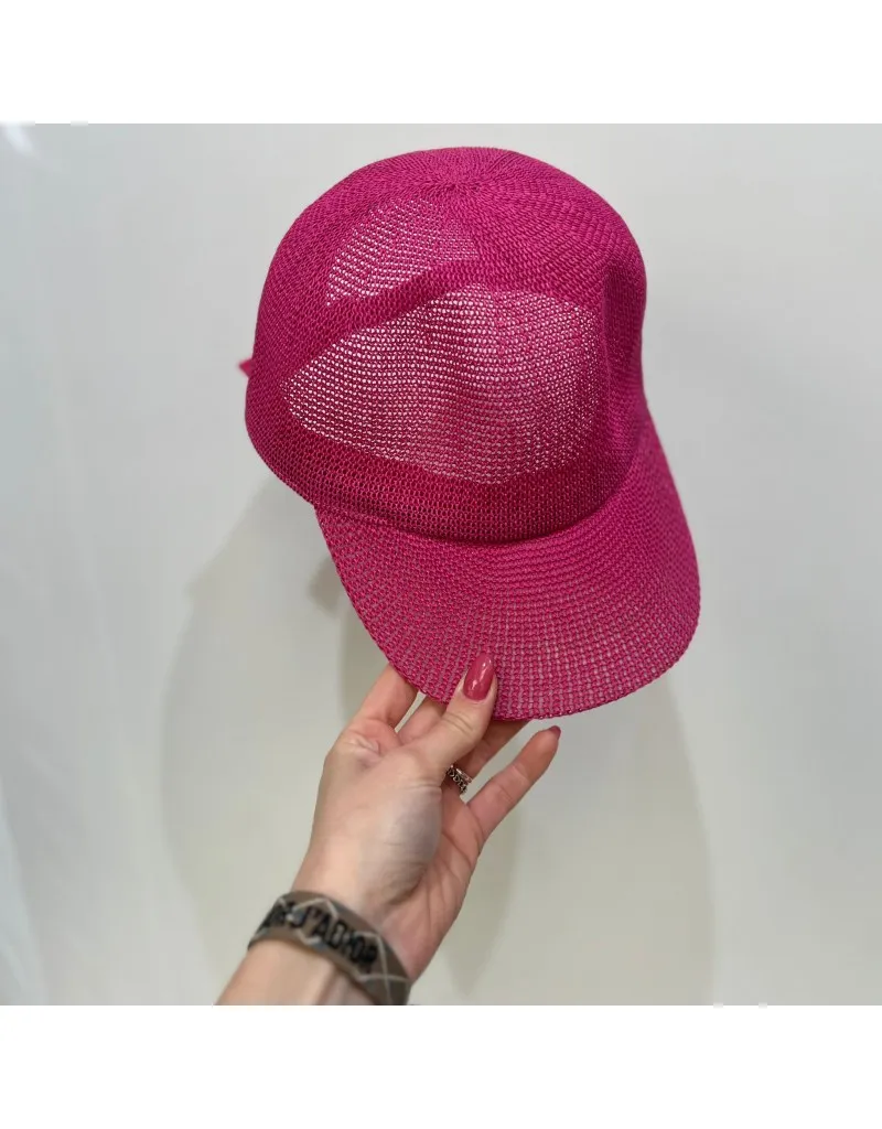 BERRETTO TRAFORATO FUCSIA