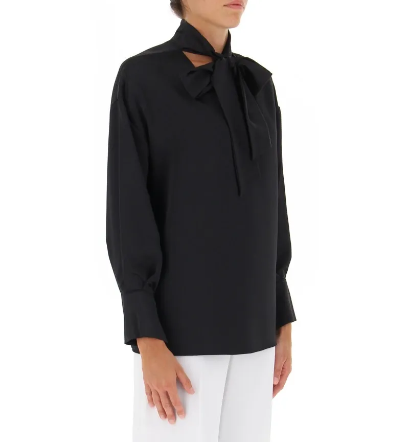 Blusa maniche lunghe