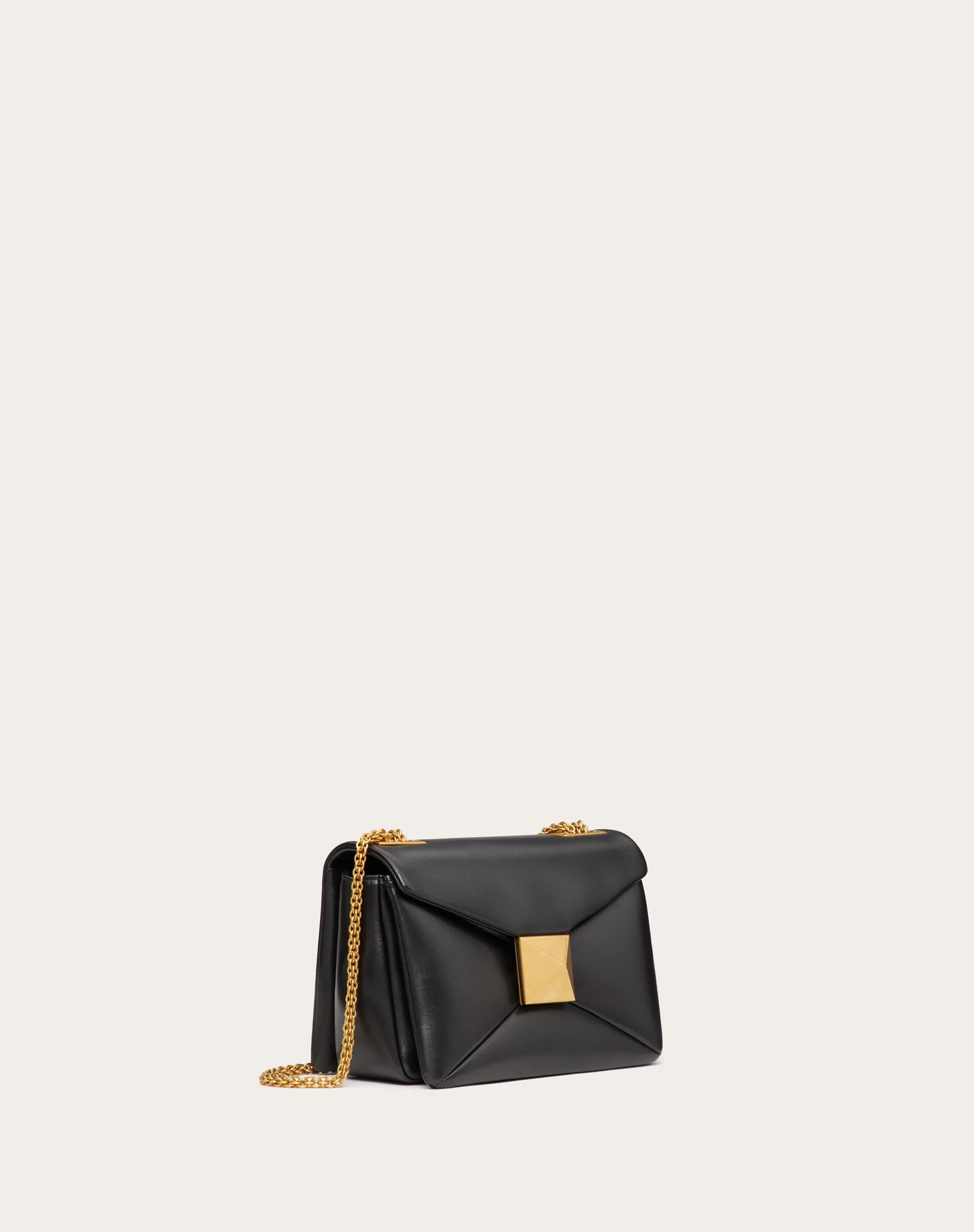BORSA CON CATENA VALENTINO GARAVANI ONE STUD IN NAPPA