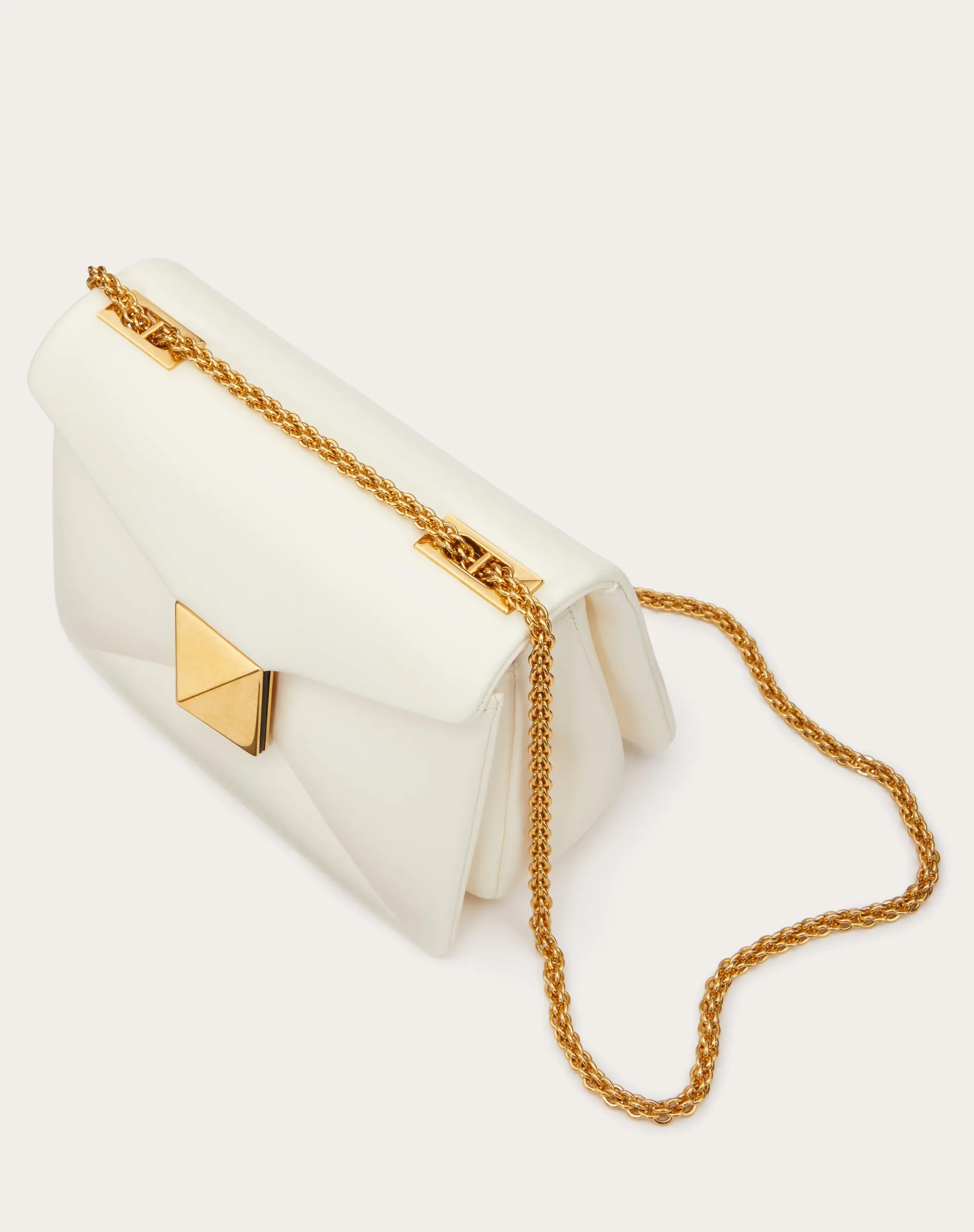 BORSA CON CATENA VALENTINO GARAVANI ONE STUD IN NAPPA