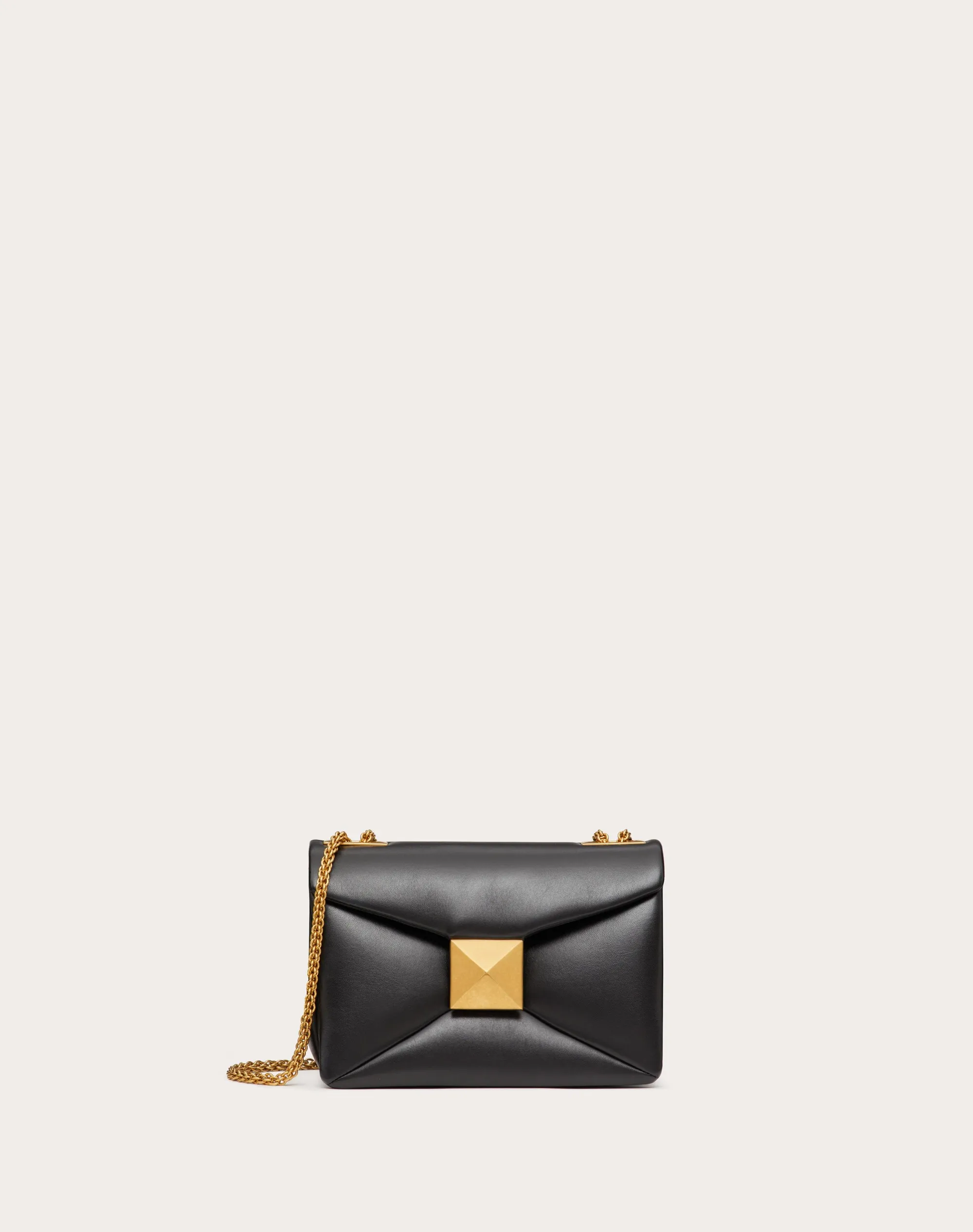BORSA CON CATENA VALENTINO GARAVANI ONE STUD IN NAPPA