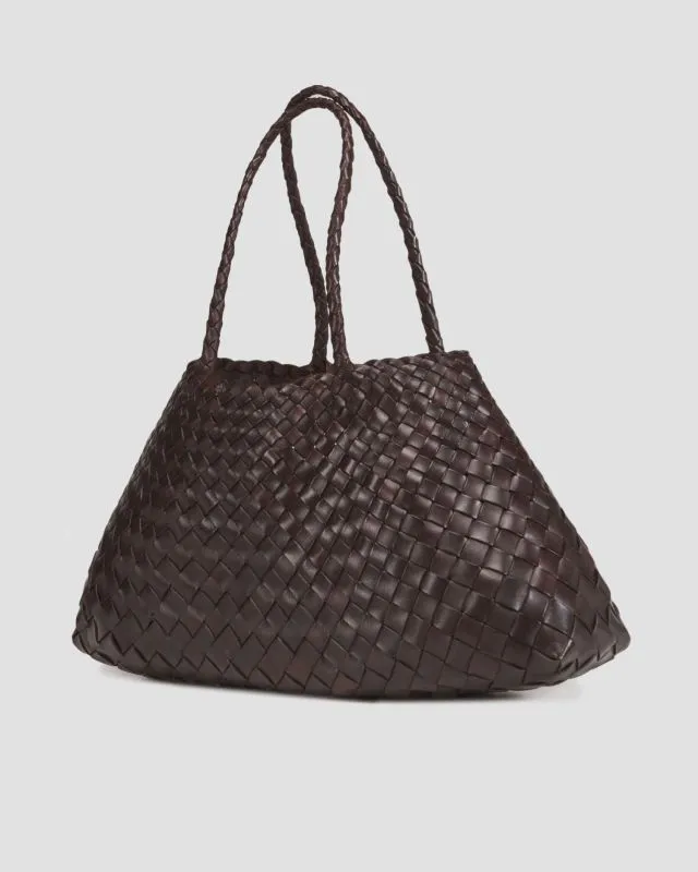 Borsa intrecciata in pelle Dragon Diffusion Santa Croce Big