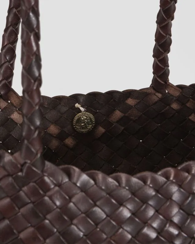 Borsa intrecciata in pelle Dragon Diffusion Santa Croce Big