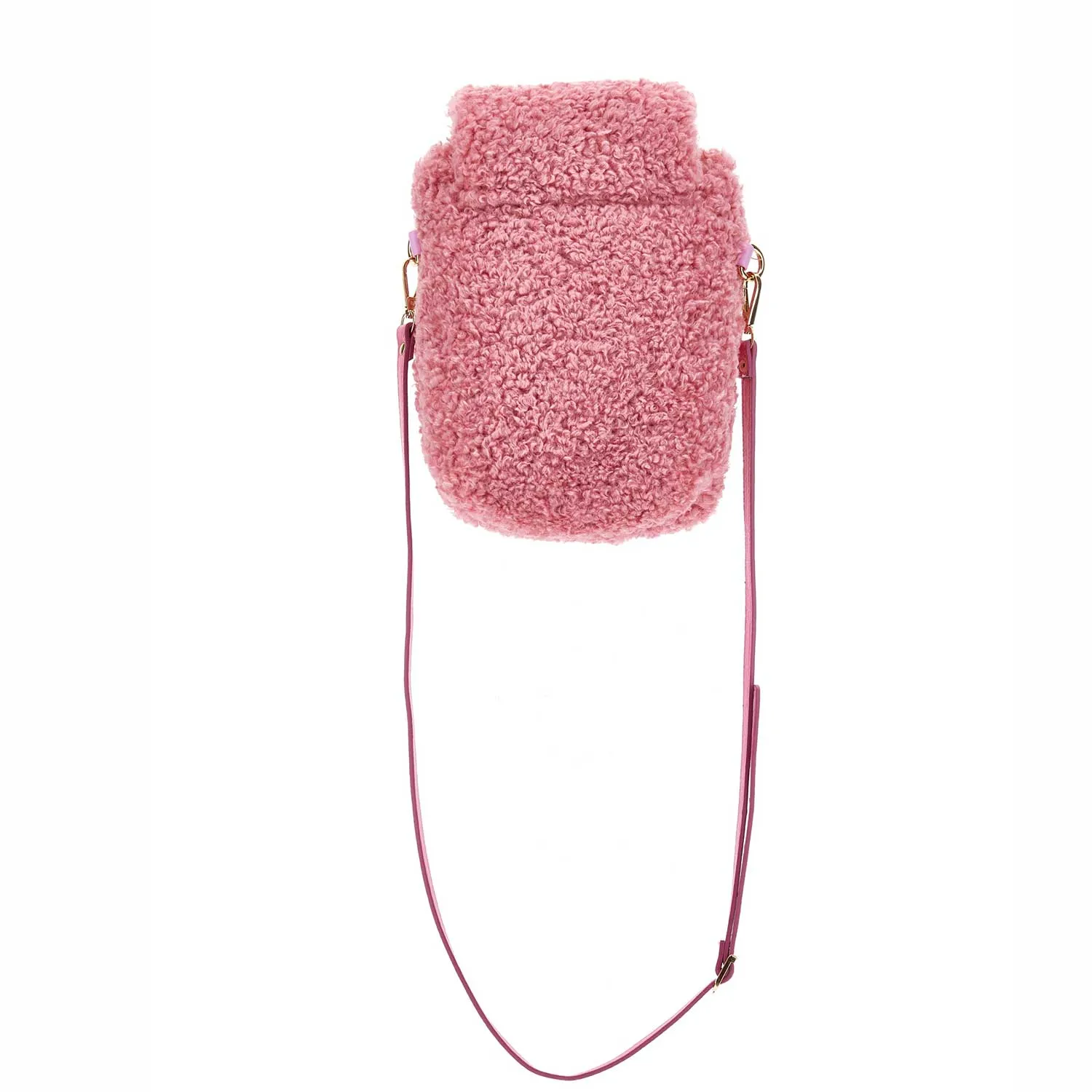 Borsetta Peluche Monnalisa Fucsia Con Tracolla
