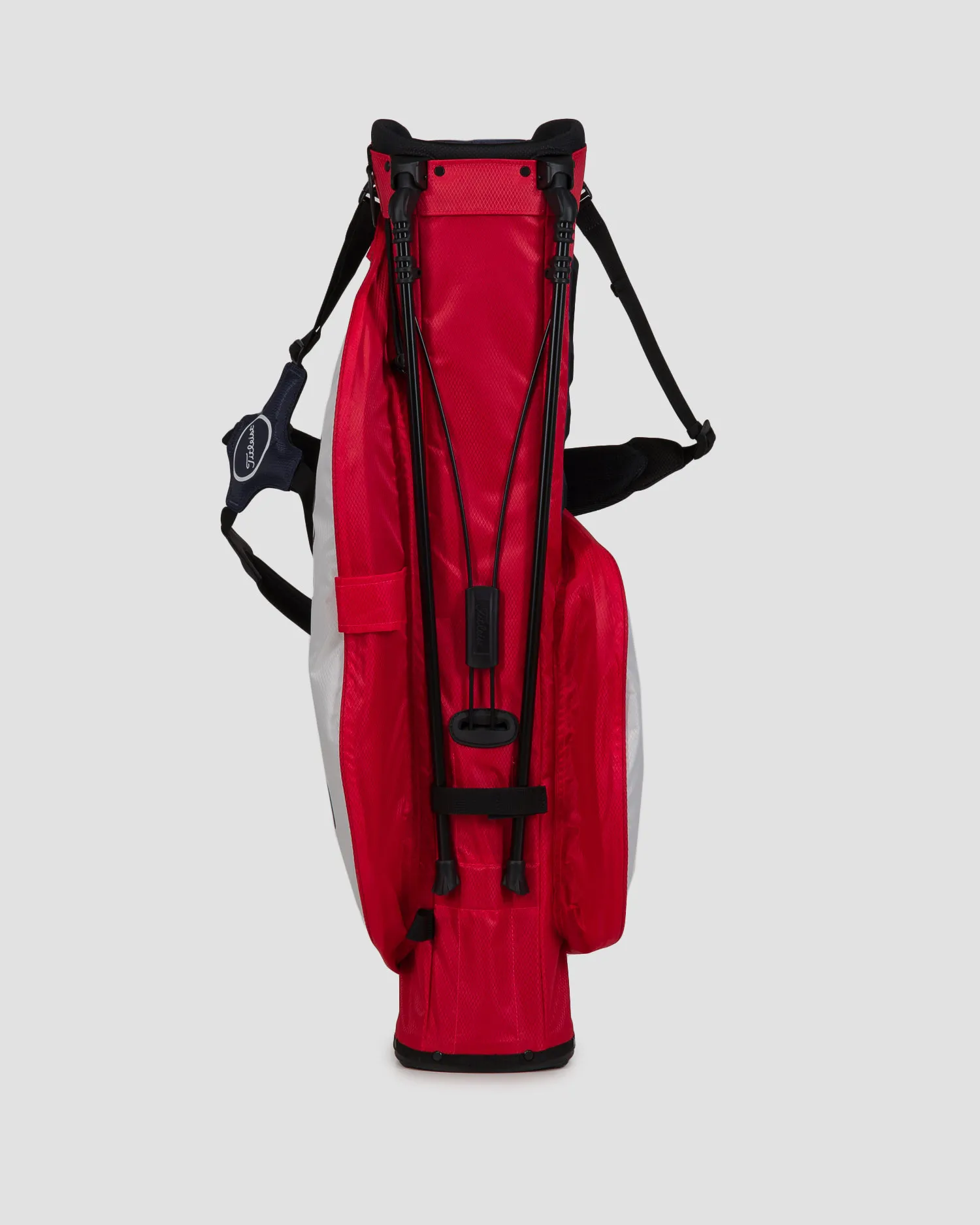 Borsone blu scuro-bianco-rosso da golf Titleist Players 4 Stand Stadry tb23sx2-navywhitered