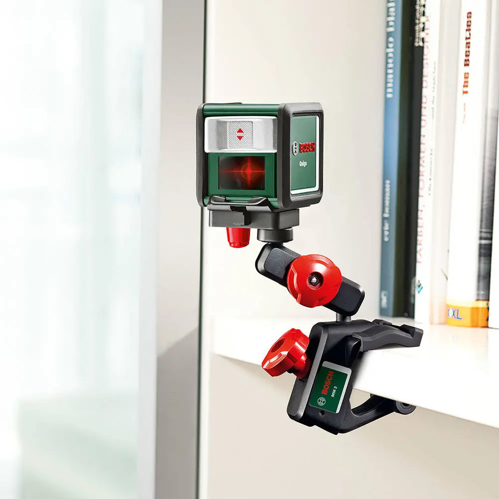 BOSCH - Livella Laser Multifunzione a Croce QUIGO 10m 