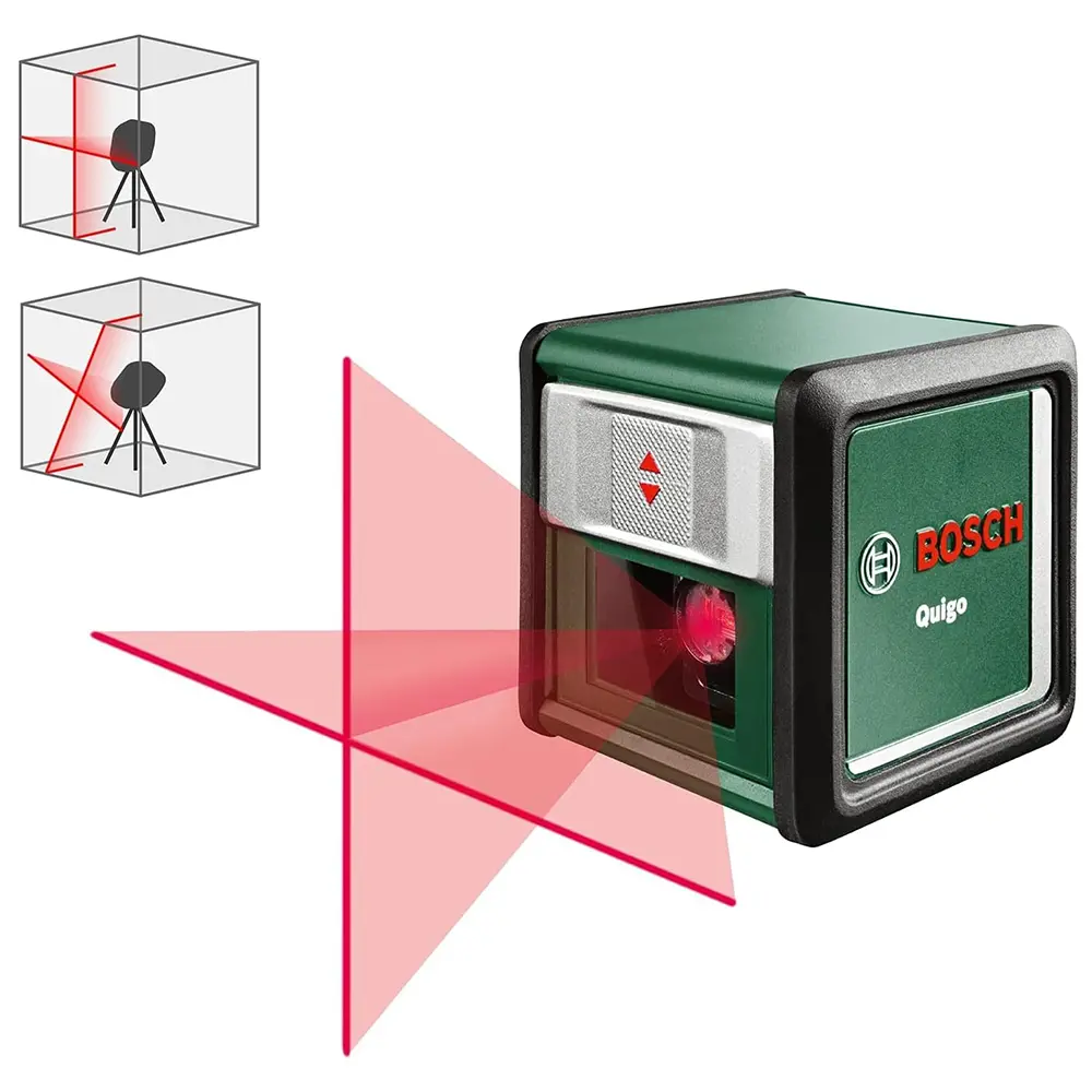 BOSCH - Livella Laser Multifunzione a Croce QUIGO 10m 