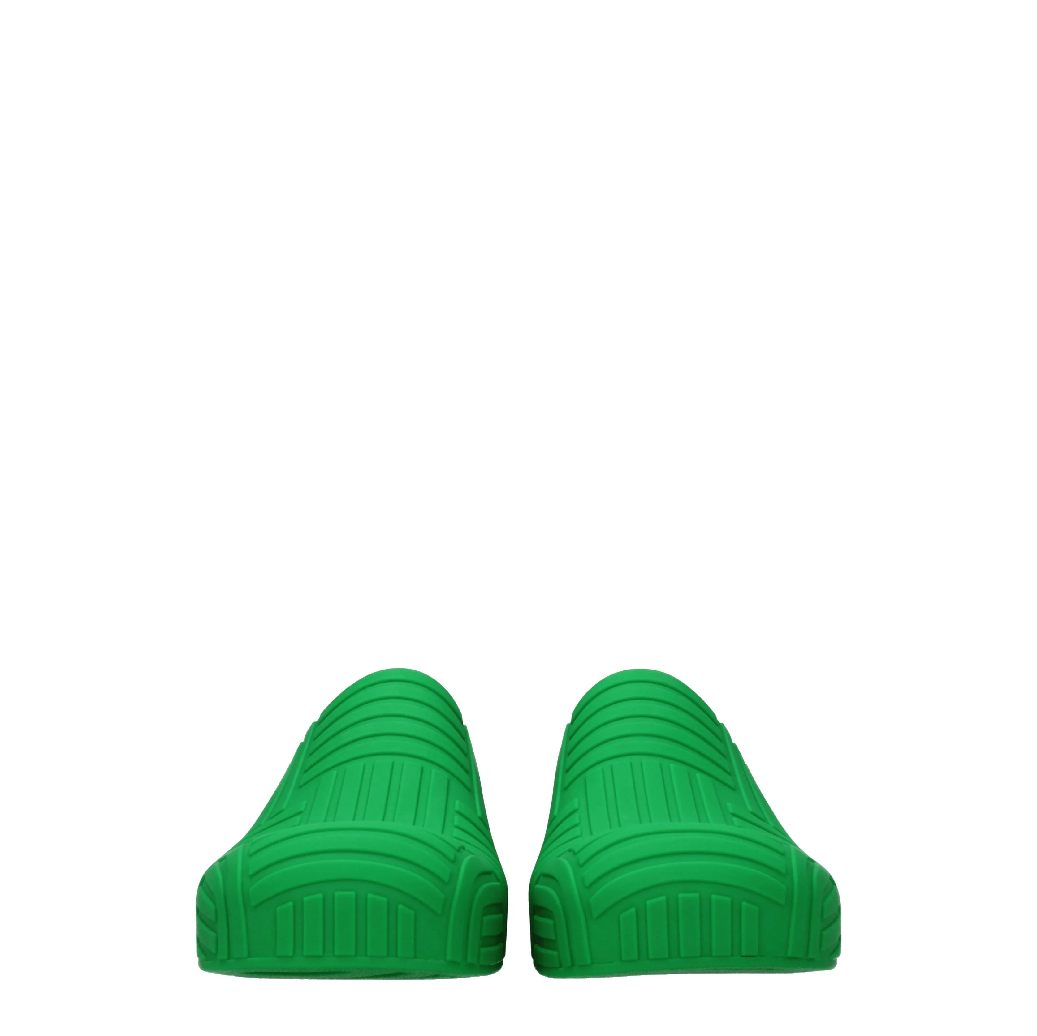 Bottega Veneta Ciabatte e Zoccoli Uomo Gomma Verde/Parrocchetto