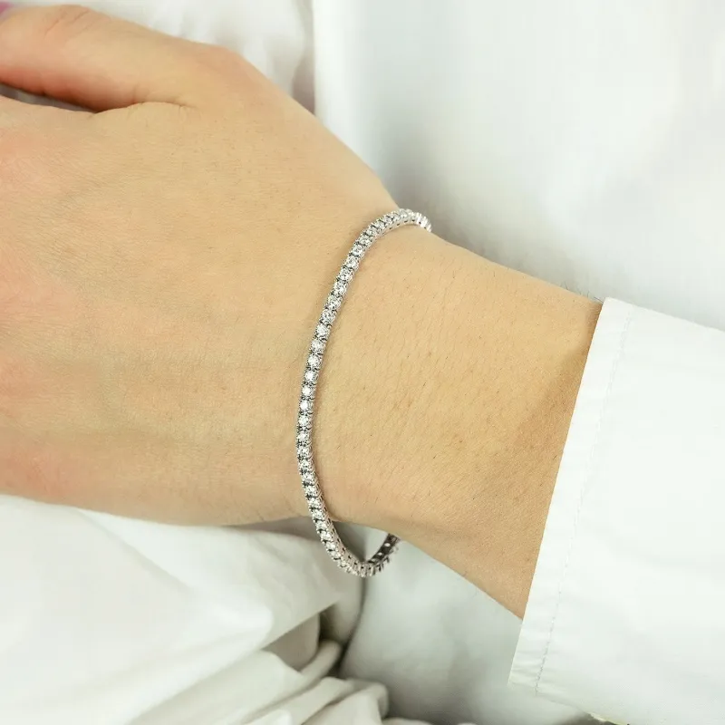 Bracciale Tennis Con Diamanti