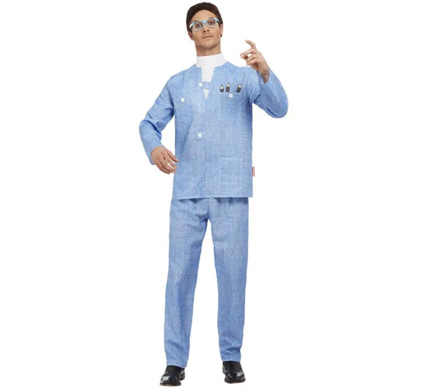 Brains Thunderbirds costume Uomini Blu