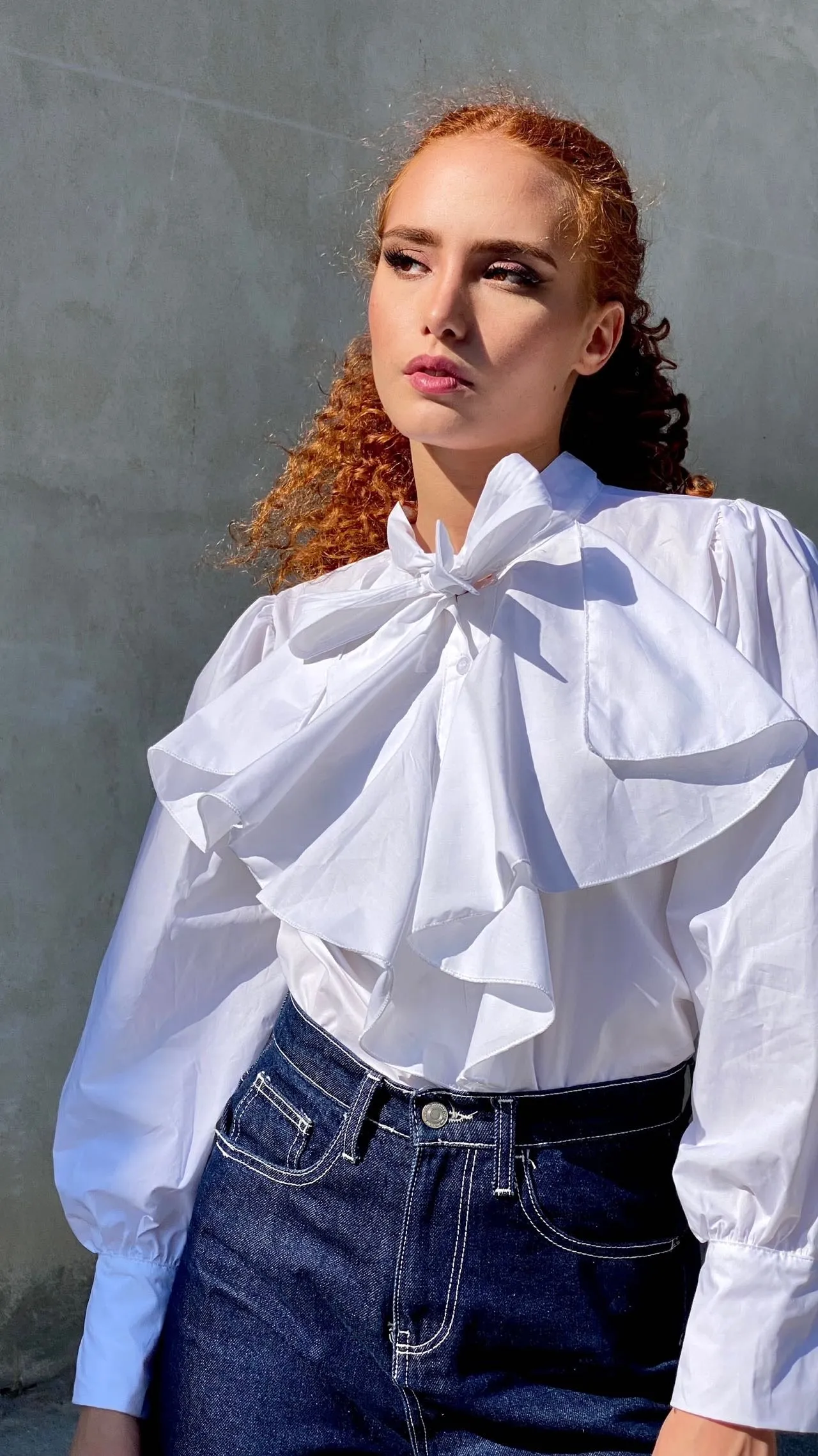 Camicia con fiocco