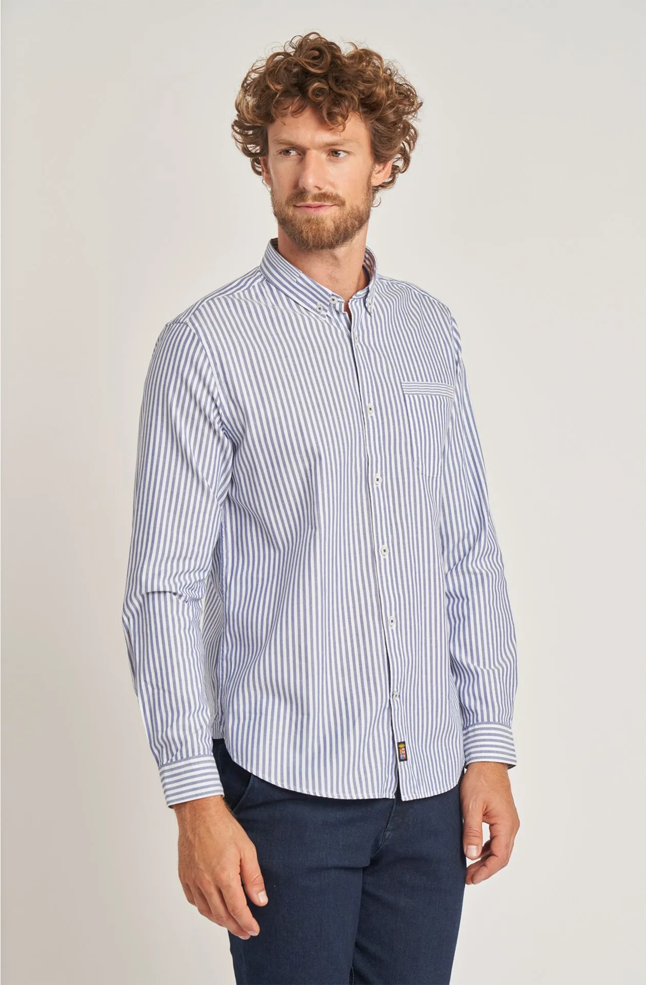    Camicia da uomo in cotone manica lunga