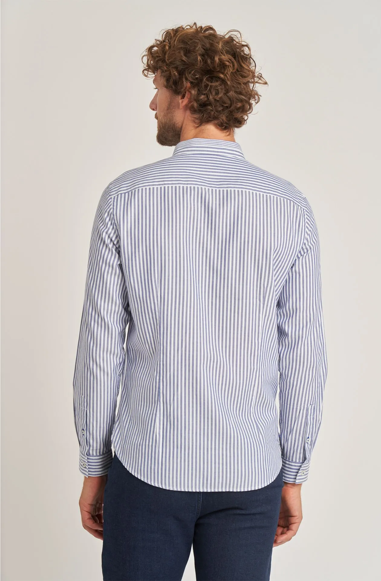     Camicia da uomo in cotone manica lunga