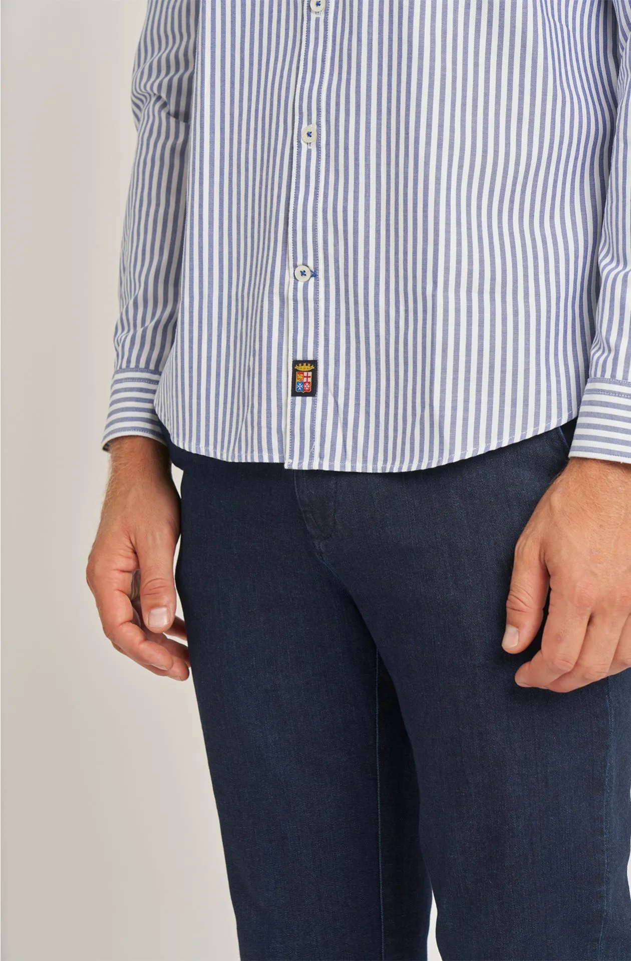     Camicia da uomo in cotone manica lunga