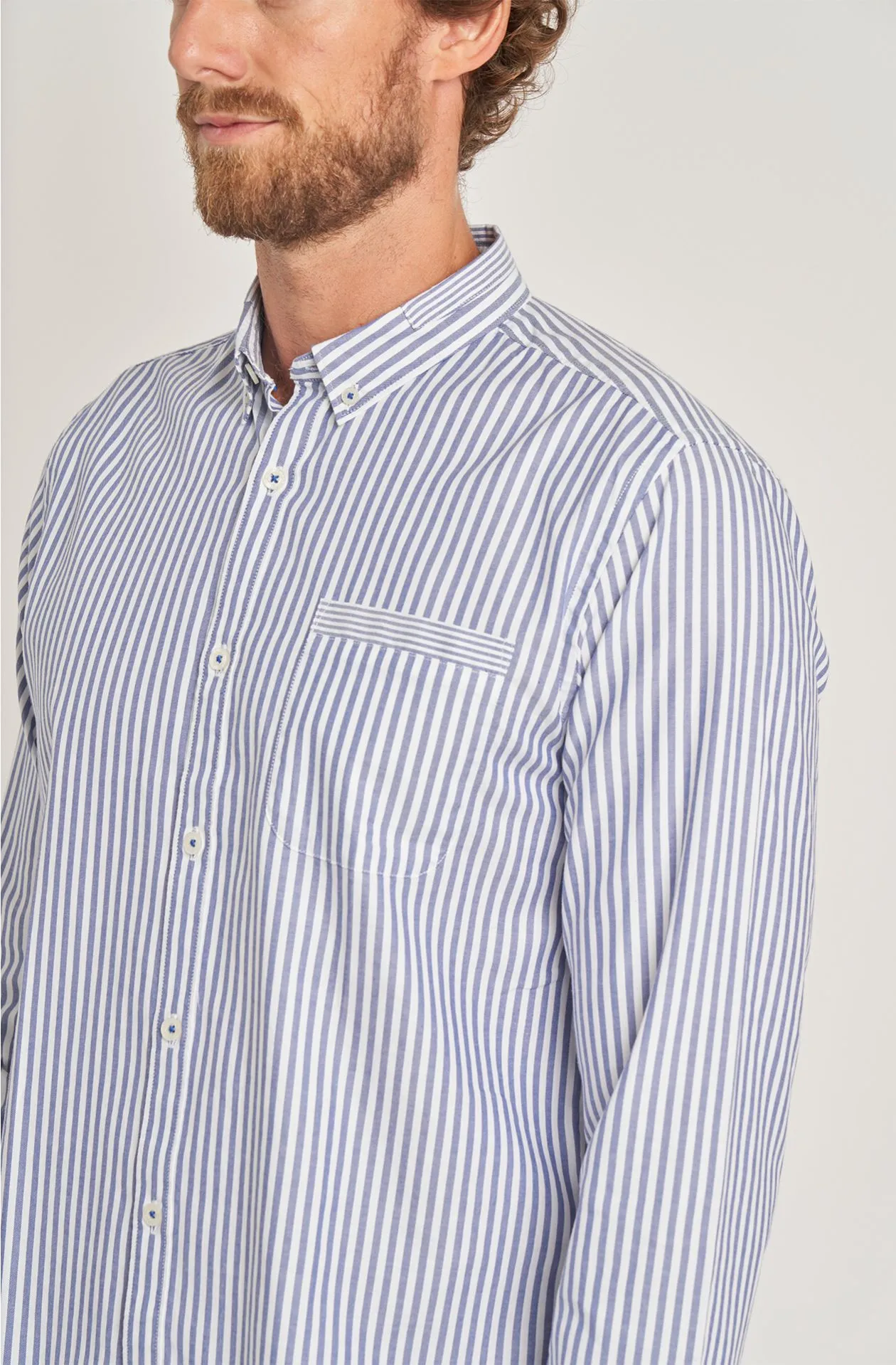     Camicia da uomo in cotone manica lunga