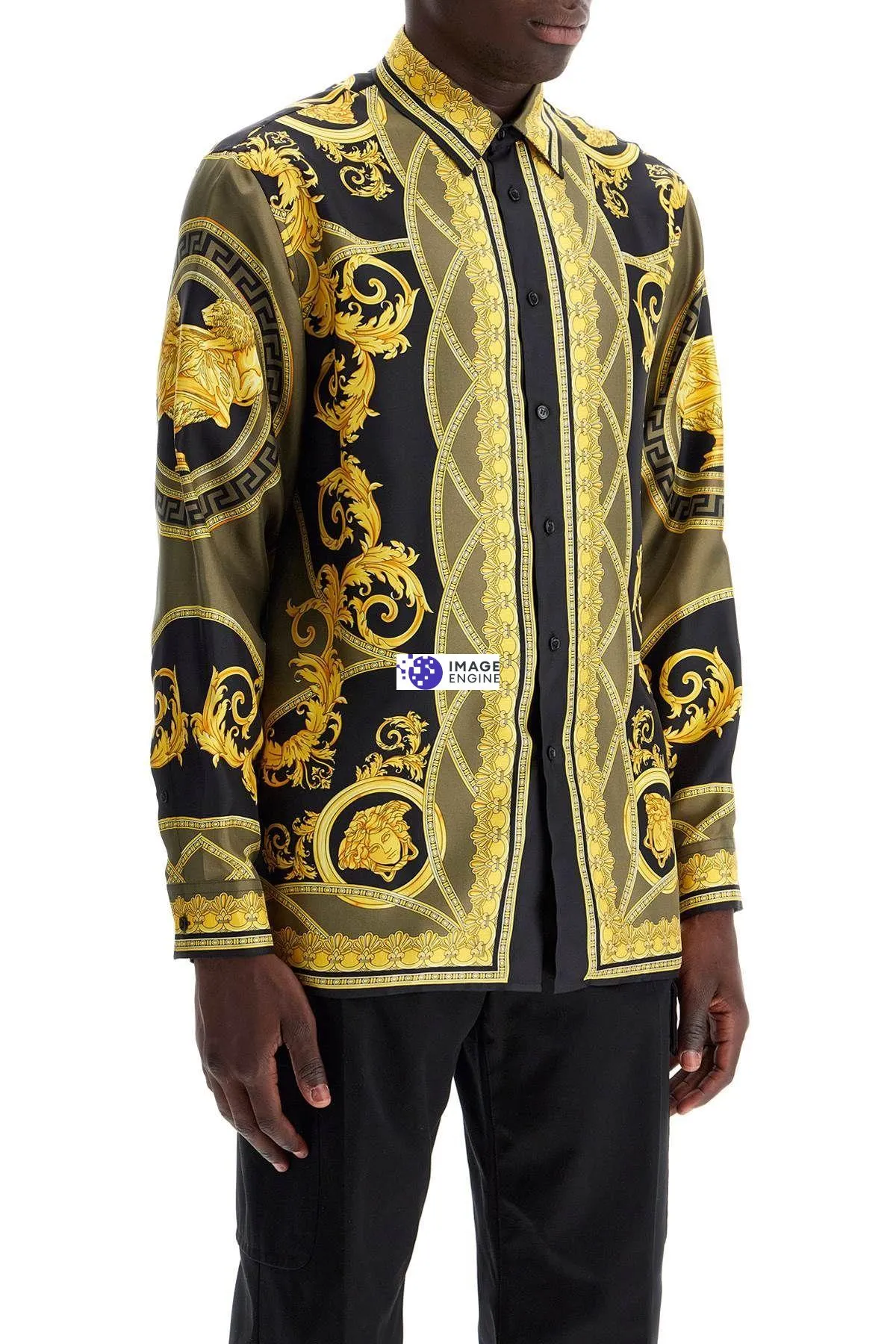 Camicia La Coupe Des Dieux in seta Barocco