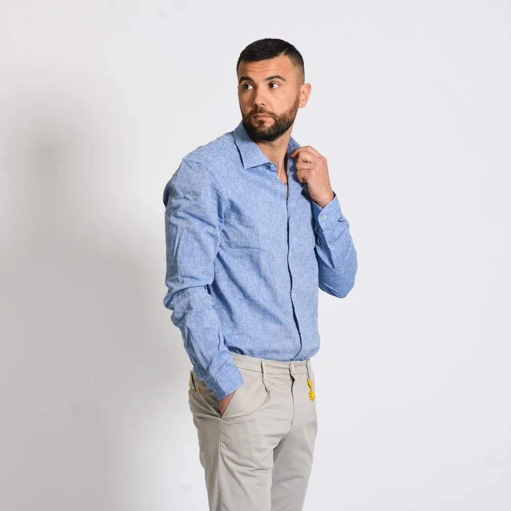 Camicia uomo in lino