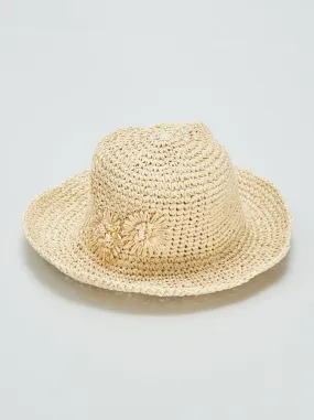Cappello di paglia - BEIGE