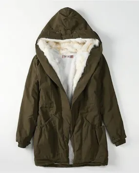Cappotto imbottito alla moda Giacca invernale da donna Giacca da donna in caldo parka in cotone Parka sottile Giacca invernale d