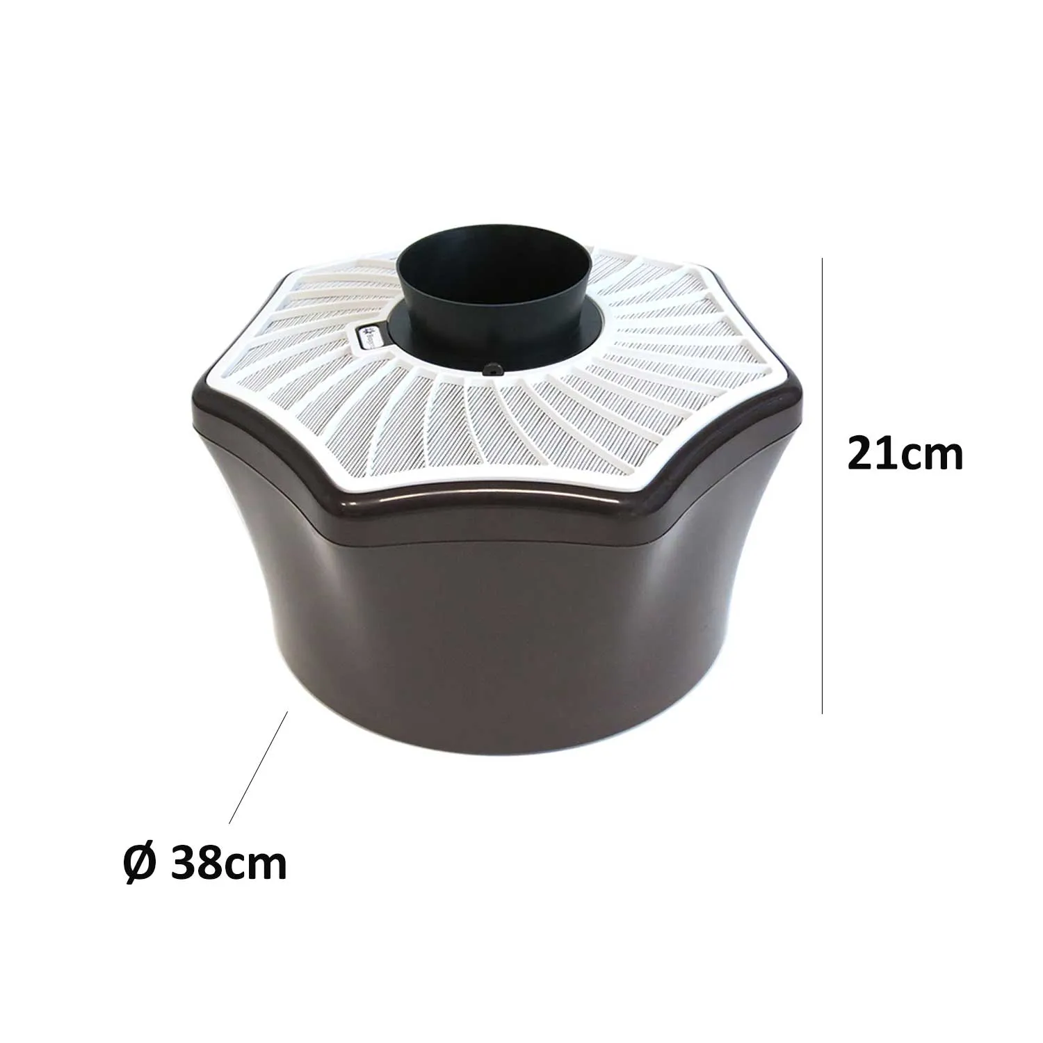 Cattura zanzare tigre CFG H00062 Biogents Mosquitaire 4W cavo  di alimentazione 8mt con trasformatore 12V
