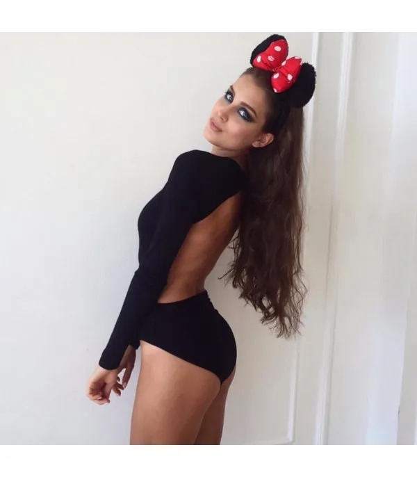 Cerchietto Minnie bow pois