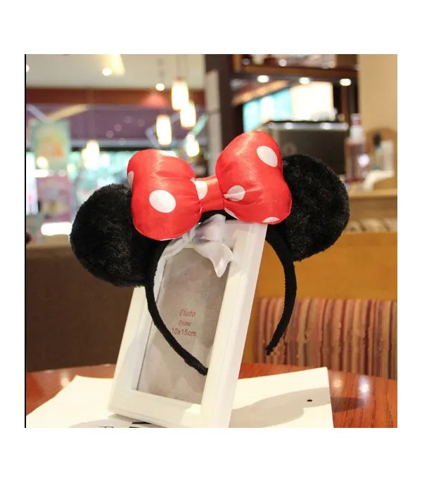 Cerchietto Minnie bow pois