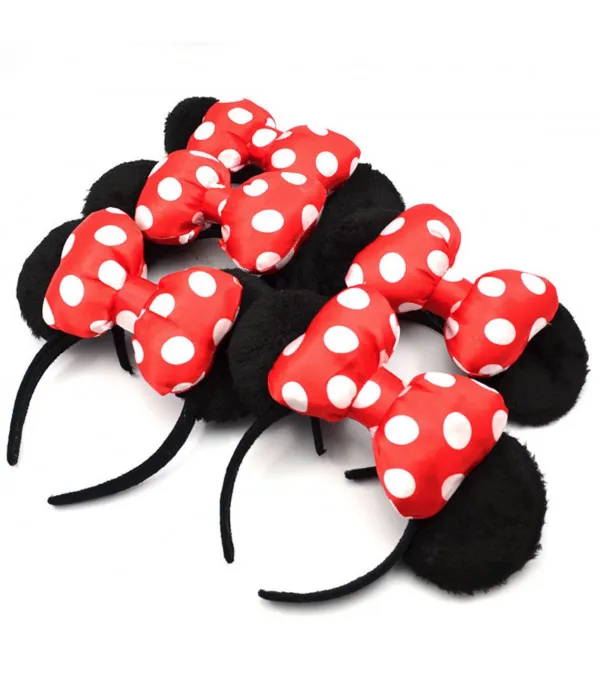 Cerchietto Minnie bow pois