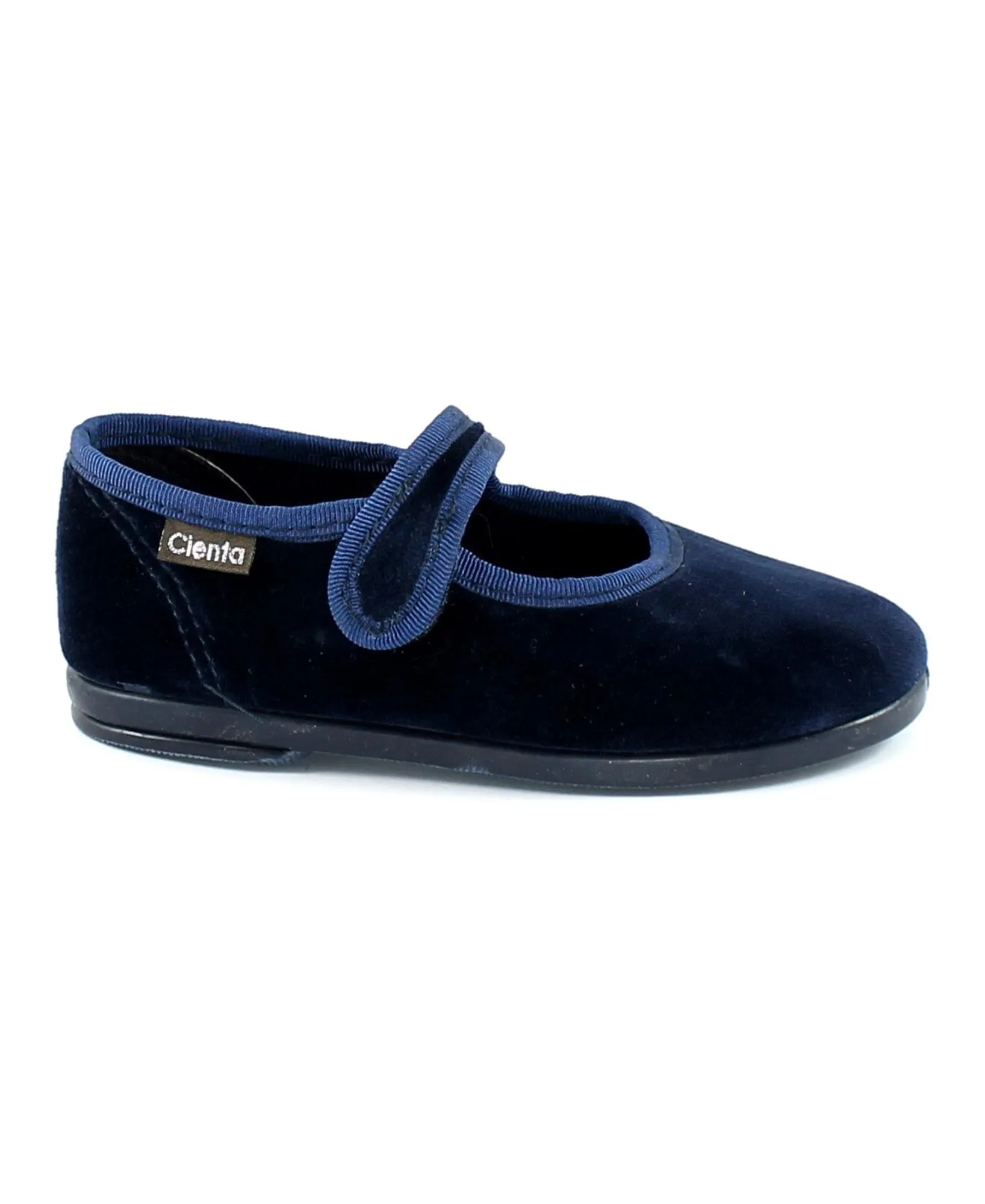 CIENTA 500075 35/40 marino scarpe bambina ballerina velluto strappo