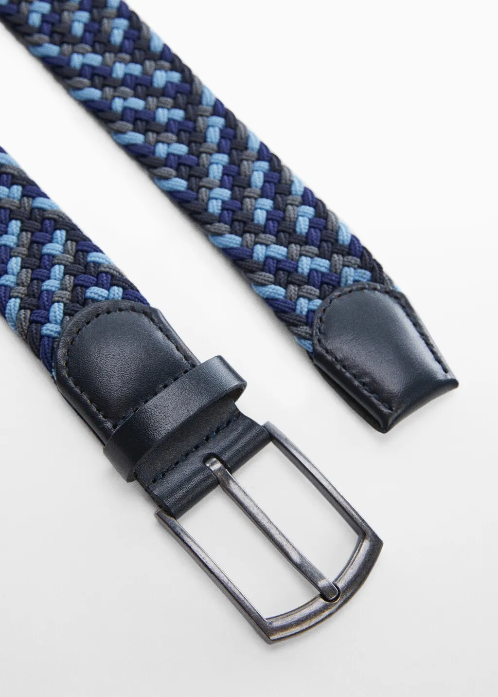 Cintura elasticizzata intrecciata colorata