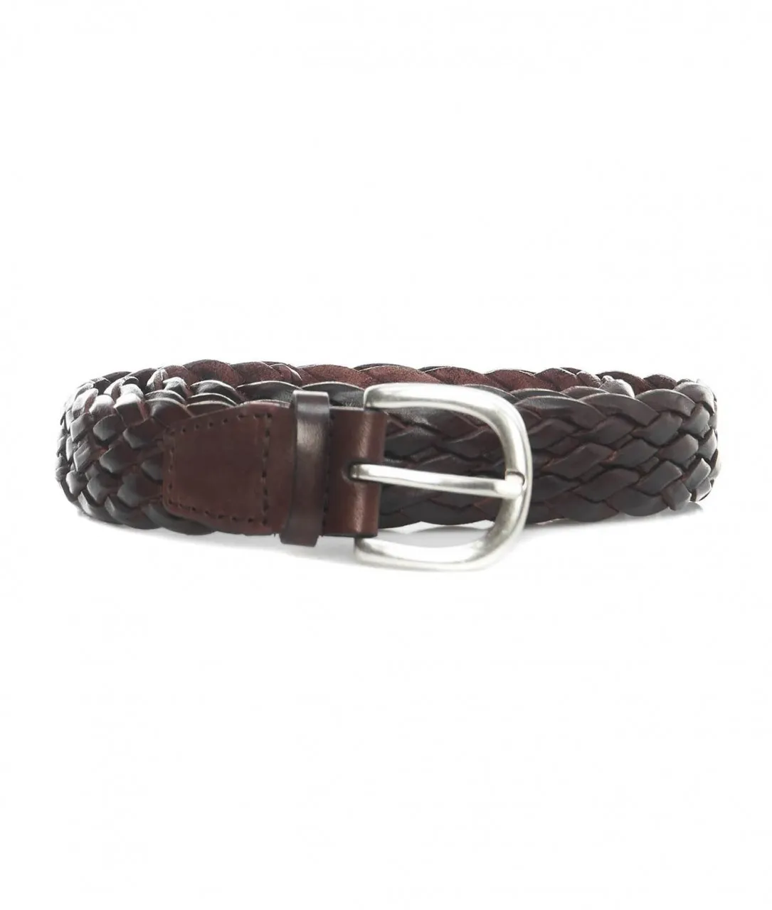 Cintura intrecciata marrone marrone