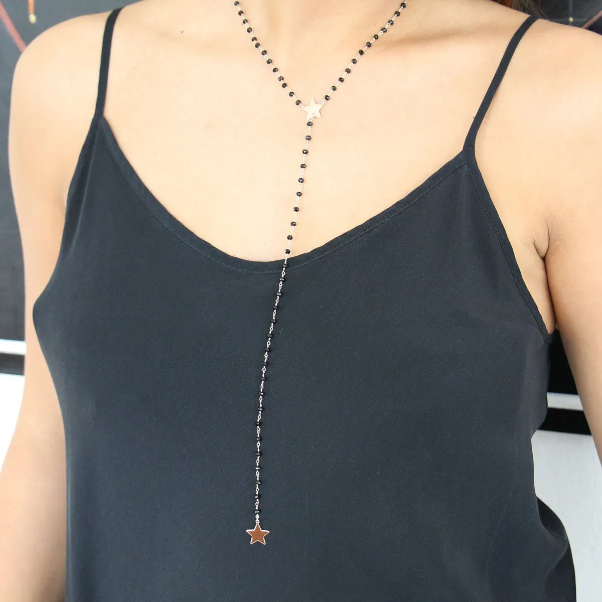 Collana Rue Des Mille Sciarpa CL-PPN-STE-NERO