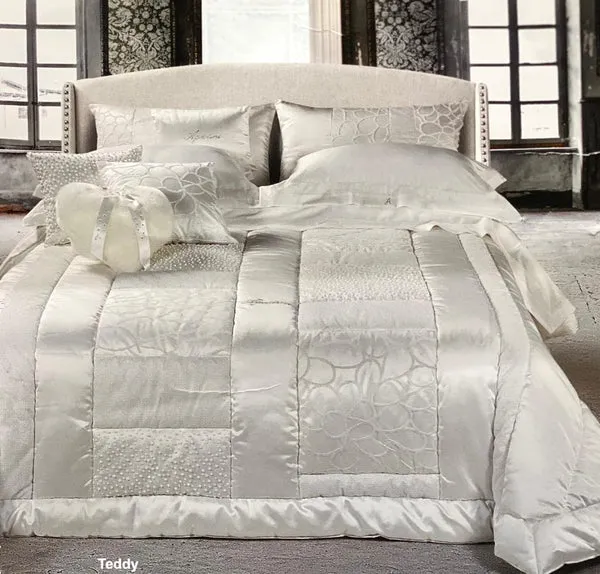 Completo Lenzuola Agostini Teddy Matrimoniale Raso di Cotone