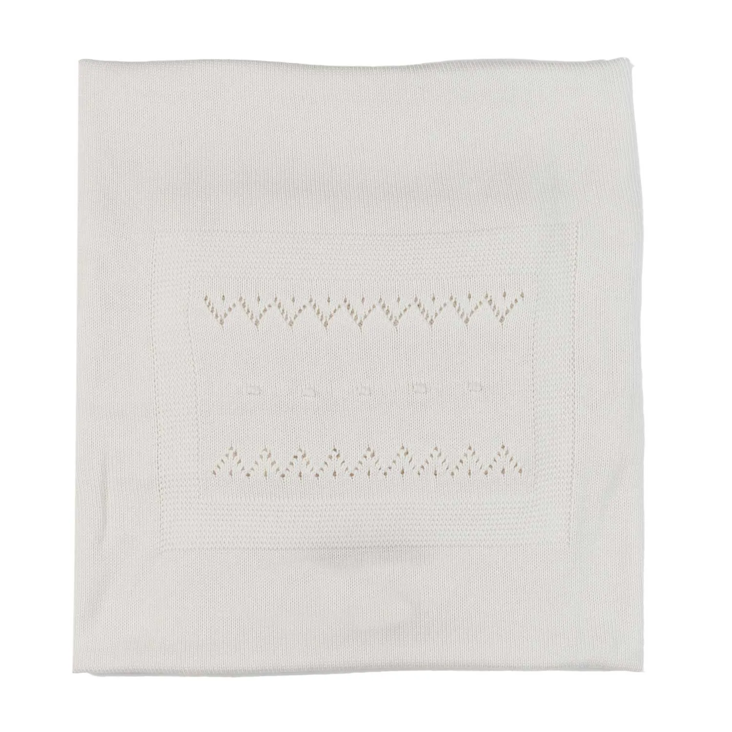 Coperta Neonato Con Fiocco Bianco Latte