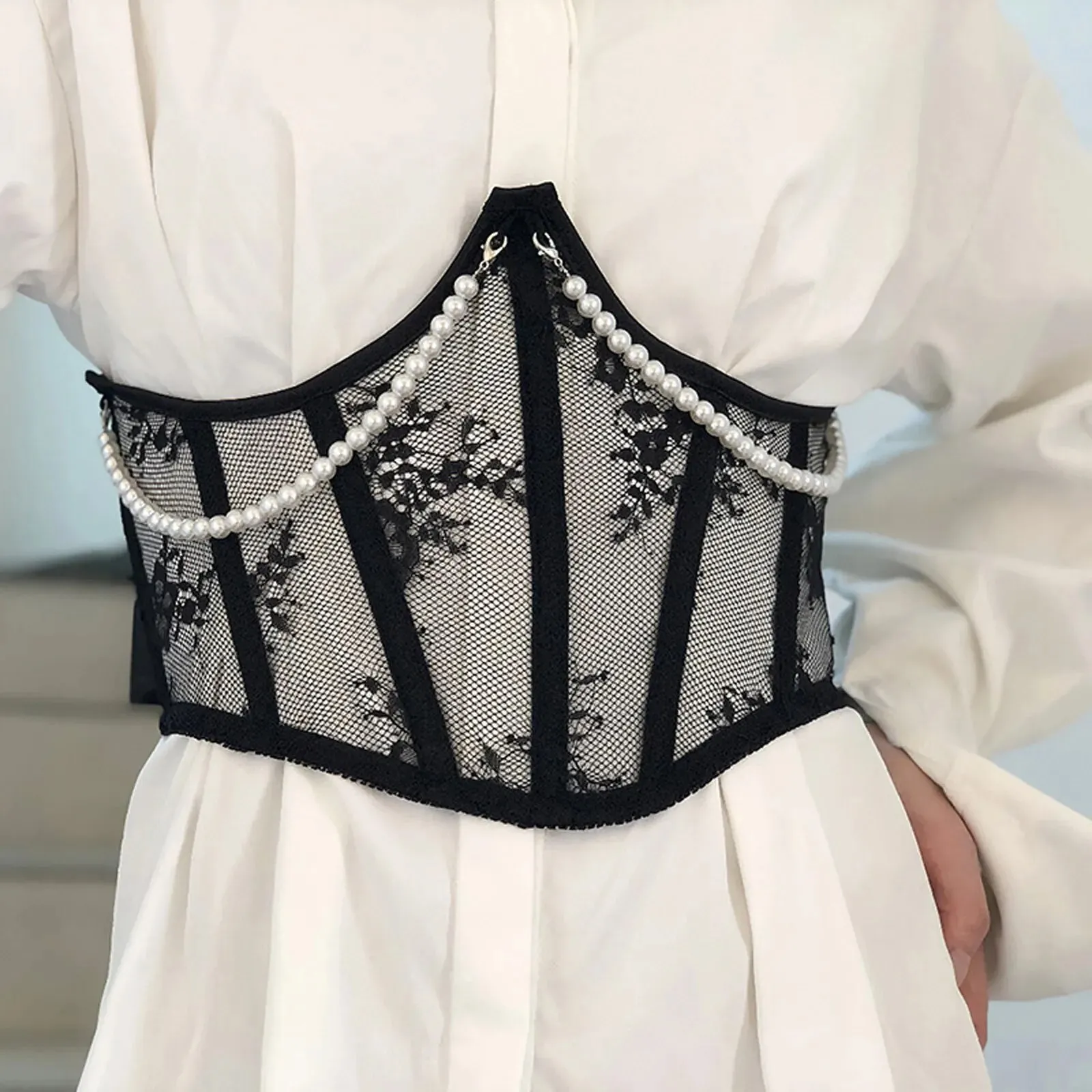 Corsetto pizzo Rhagb