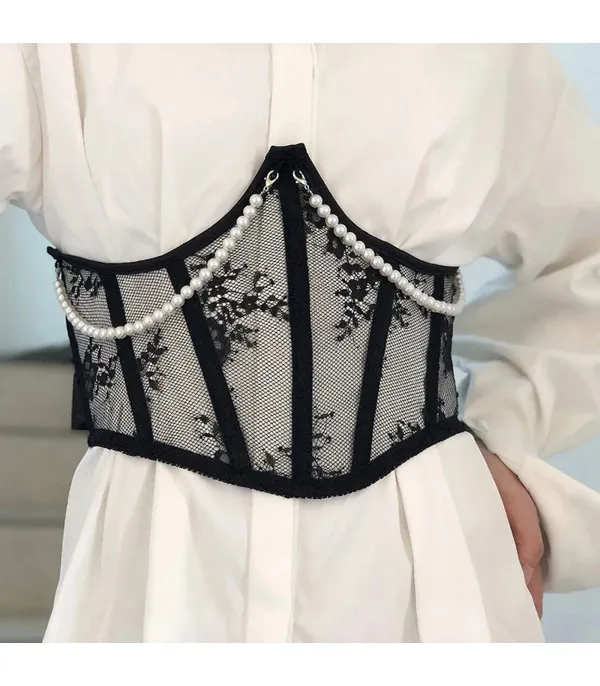 Corsetto pizzo Rhagb