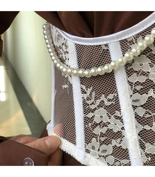 Corsetto pizzo Rhagb