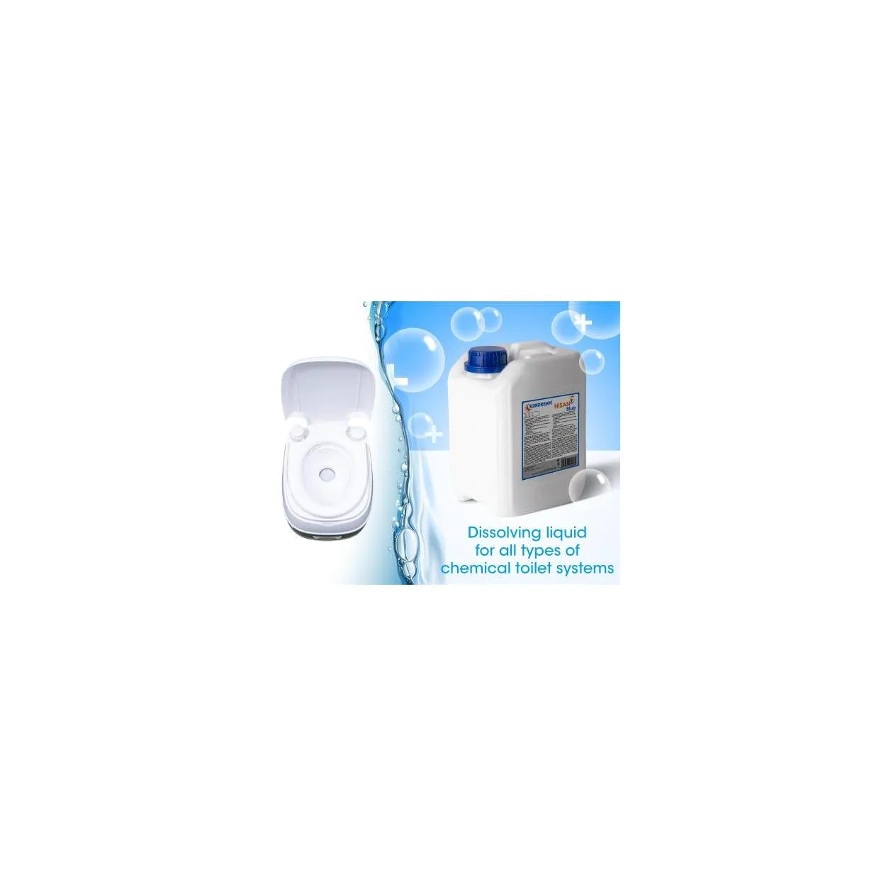 Disgregante per WC HISAN BLUE 2,5LT Sundream