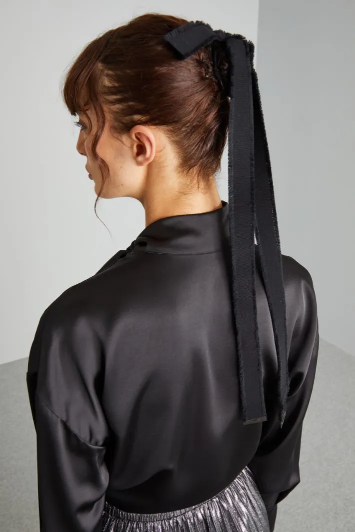 Elastico per capelli con fiocco
