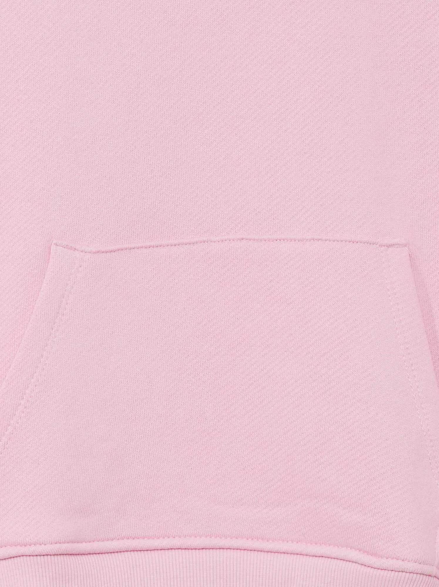 Felpa larga con tasca a marsupio - ROSA